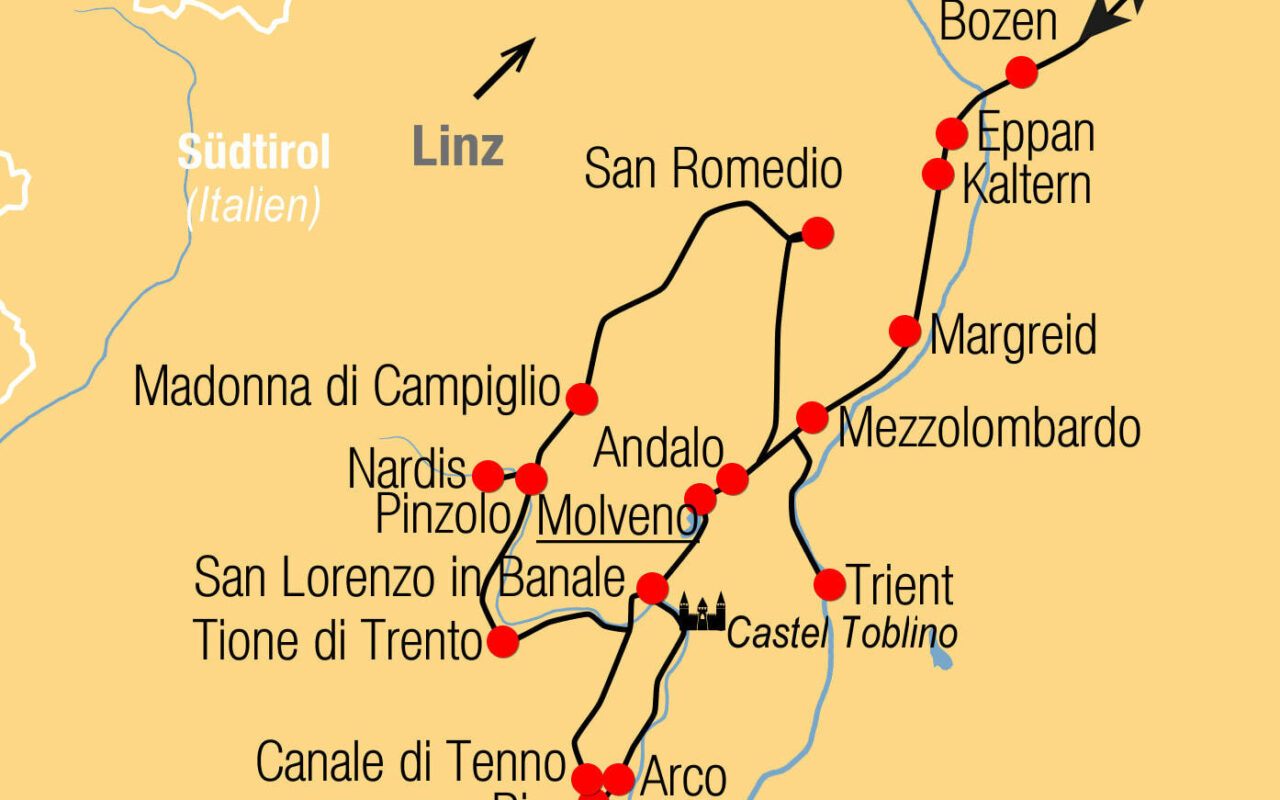 Sternfahrt zum Molvenosee - sabtours